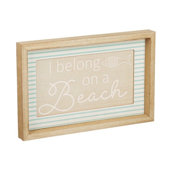 4 PCs Decor Home Wood Sea, Beach, Fish, Home /Office /Living room… - Picture 2 of 10